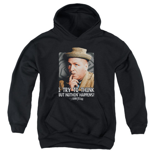 Image for The Three Stooges Youth Hoodie - Try To Think