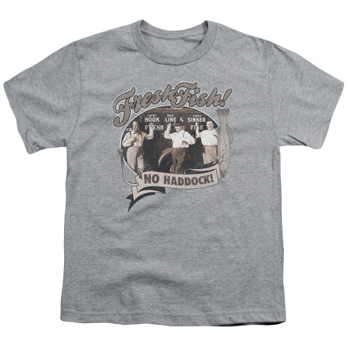 Image for The Three Stooges Youth T-Shirt - Fresh Fish