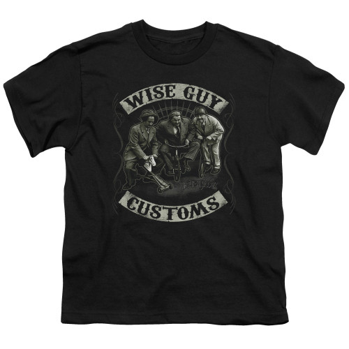 Image for The Three Stooges Youth T-Shirt - Wise Guy Customs