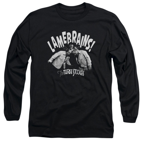 Image for The Three Stooges Long Sleeve T-Shirt - Lamebrains