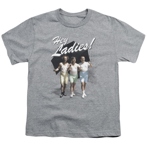 Image for The Three Stooges Youth T-Shirt - Hey Ladies