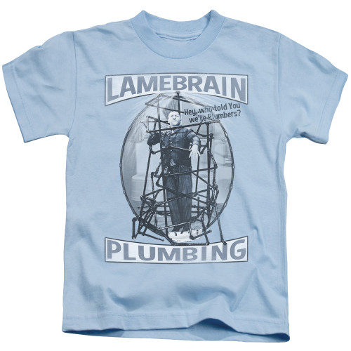Image for The Three Stooges Kids T-Shirt - Lanebrain Plumbing