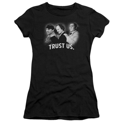 Image for The Three Stooges Girls T-Shirt - Trust Us