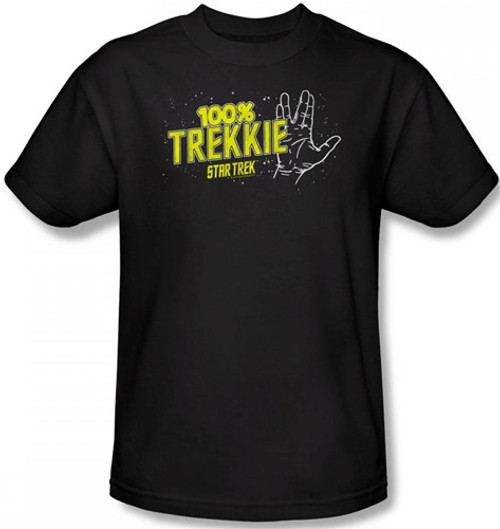 Image Closeup for Star Trek T-Shirt - 100% Trekkie