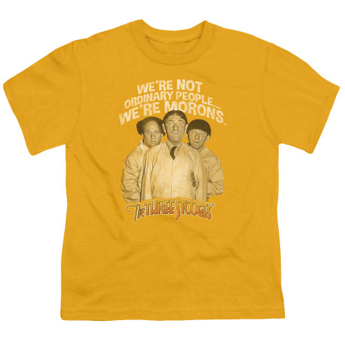 Image for The Three Stooges Youth T-Shirt - Morons