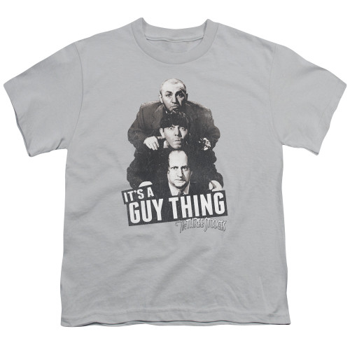 Image for The Three Stooges Youth T-Shirt - Guy Thing