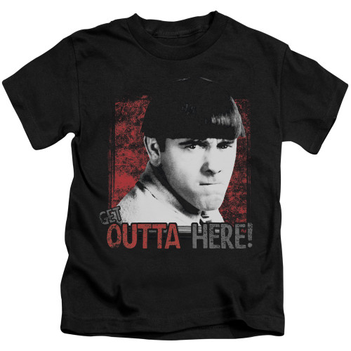 Image for The Three Stooges Kids T-Shirt - Get Outta Here