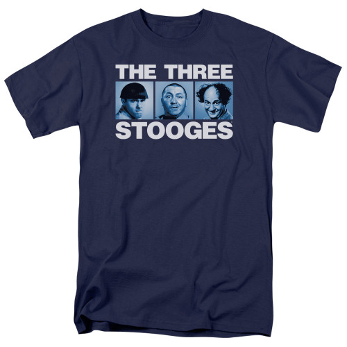 Image for The Three Stooges T-Shirt - Three Squares