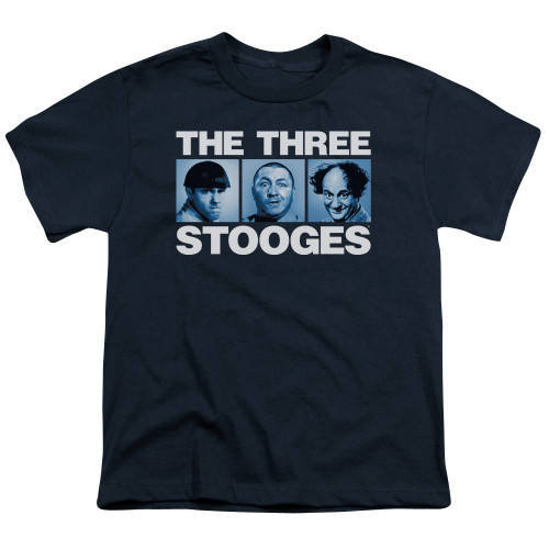 Image for The Three Stooges Youth T-Shirt - Three Squares