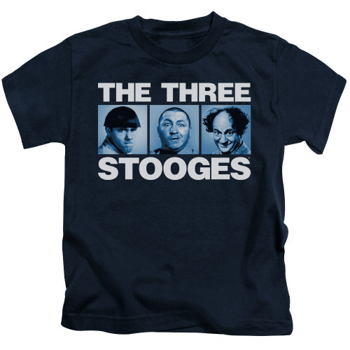 Image for The Three Stooges Kids T-Shirt - Three Squares