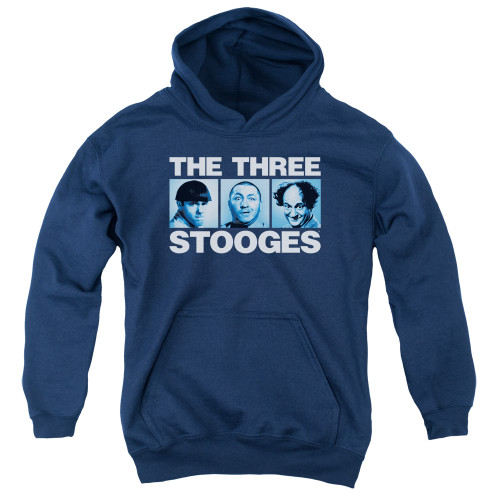 Image for The Three Stooges Youth Hoodie - Three Squares