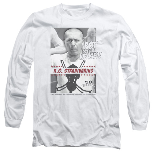 Image for The Three Stooges Long Sleeve T-Shirt - Weasel