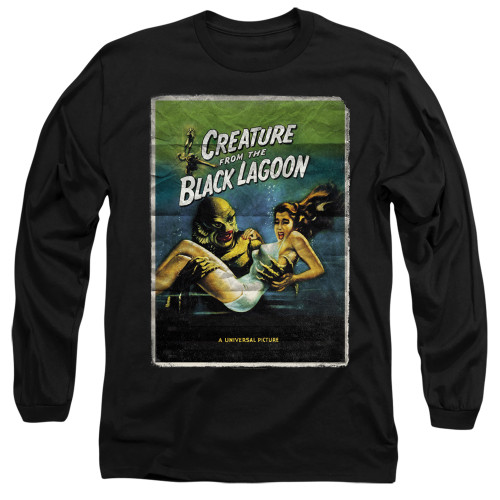 Image for Universal Monsters Long Sleeve T-Shirt - Creature One Sheet