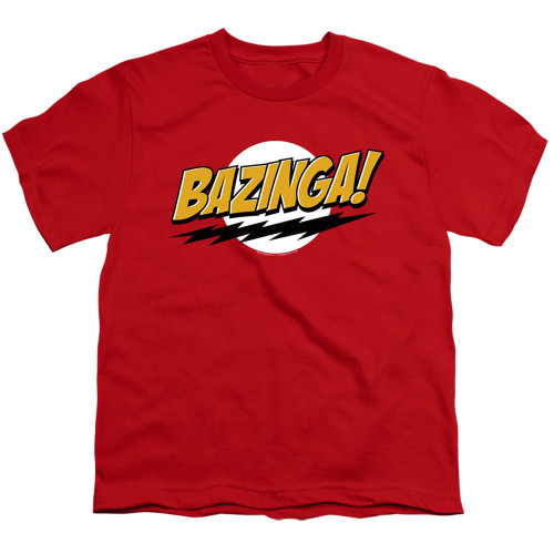 Image for Big Bang Theory Youth T-Shirt - Bazinga