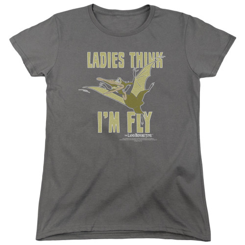 Image for The Land Before Time Woman's T-Shirt - I'm Fly