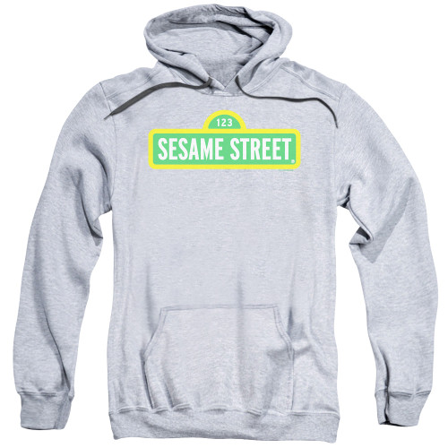 Image for Sesame Street Hoodie - Sesame Street Logo on Grey
