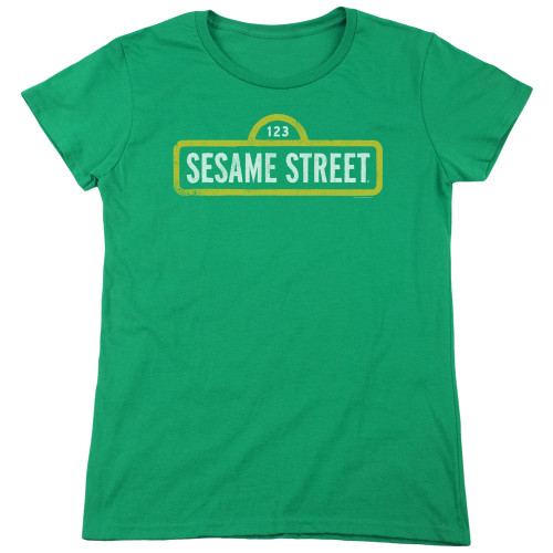 Image for Sesame Street Woman's T-Shirt - Rough Logo