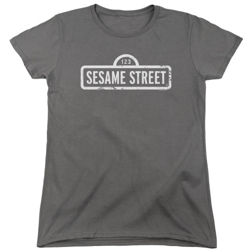 Image for Sesame Street Woman's T-Shirt - One Color Logo