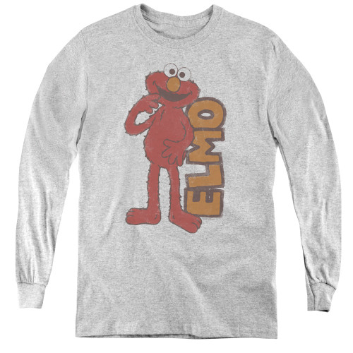 Image for Sesame Street Youth Long Sleeve T-Shirt - Vintage Elmo