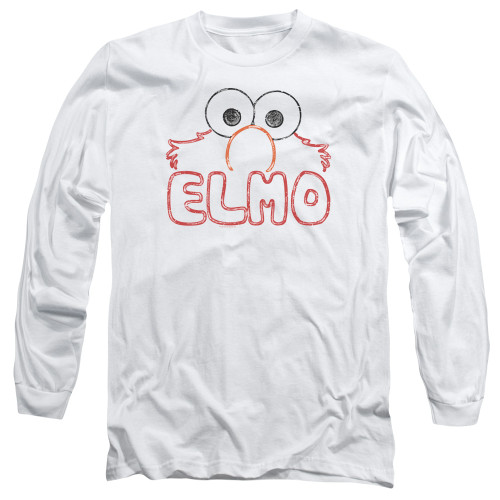 Image for Sesame Street Long Sleeve T-Shirt - Elmo Letters