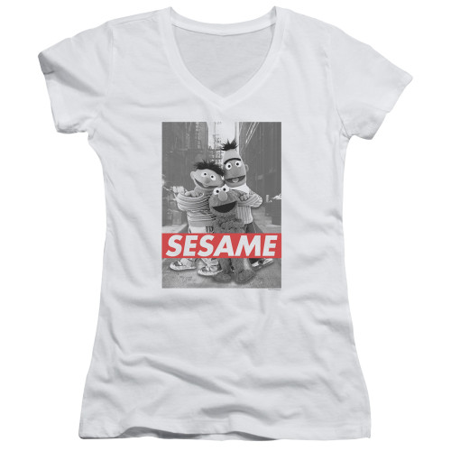 Image for Sesame Street Girls V Neck T-Shirt - Sesame