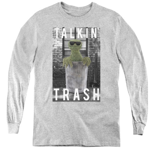 Image for Sesame Street Youth Long Sleeve T-Shirt - Talkin' Trash