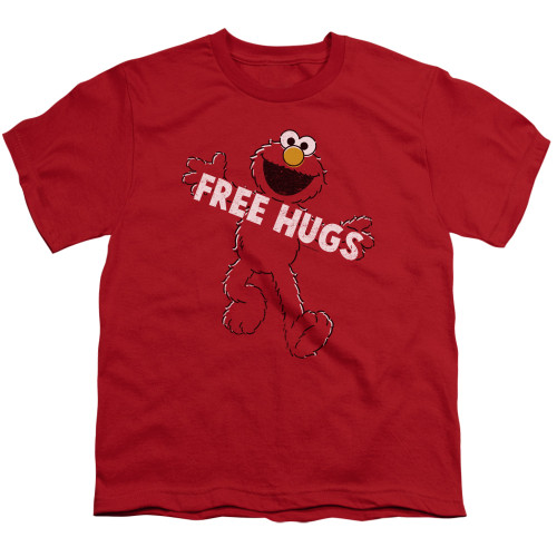 Image for Sesame Street Youth T-Shirt - Free Hugs