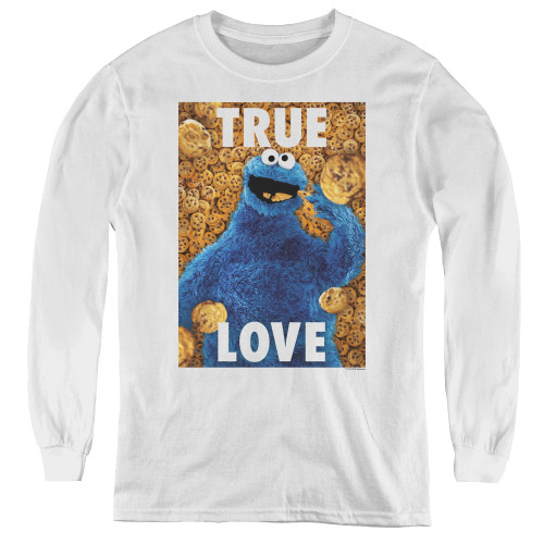 Image for Sesame Street Youth Long Sleeve T-Shirt - Beautiful Cookies