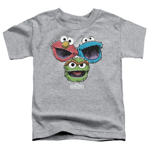 Image for Sesame Street Toddler T-Shirt - Halftone Heads