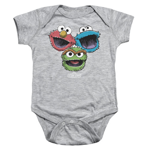 Image for Sesame Street Baby Creeper - Halftone Heads