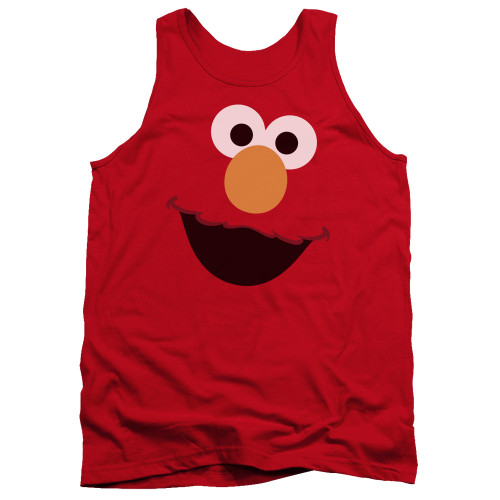 Image for Sesame Street Tank Top - Elmo Face