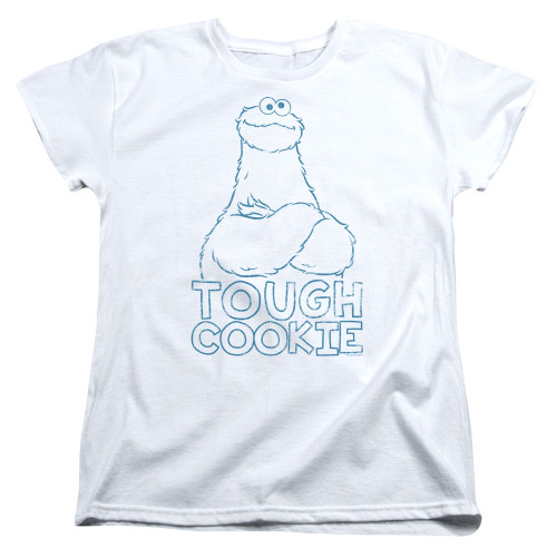 Image for Sesame Street Woman's T-Shirt - Tough Cookie on White