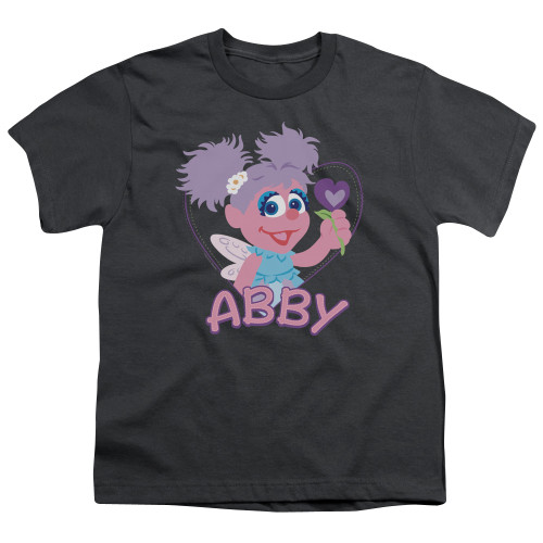 Image for Sesame Street Youth T-Shirt - Flat Abby