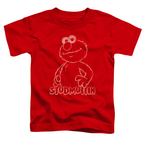 Image for Sesame Street Toddler T-Shirt - Studmuffin on Red