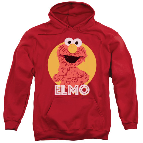 Image for Sesame Street Hoodie - Elmo Scribble on Red