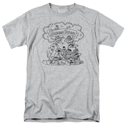 Image for Sesame Street T-Shirt - Simple Street on Grey