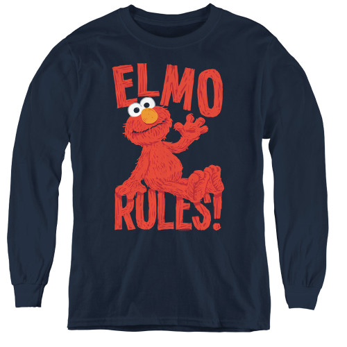 Image for Sesame Street Youth Long Sleeve T-Shirt - Elmo Rules