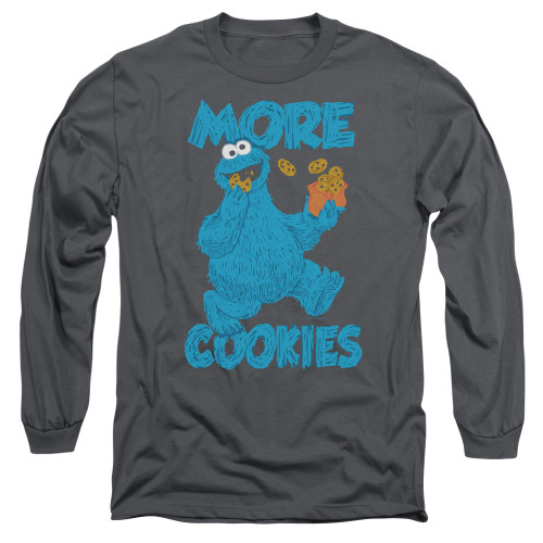 Image for Sesame Street Long Sleeve T-Shirt - More Cookies