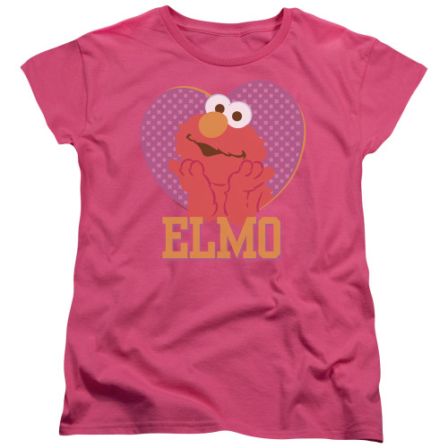 Image for Sesame Street Woman's T-Shirt - Patterned Elmo Heart