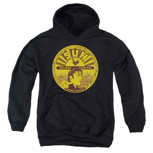 Image for Sun Records Youth Hoodie - Elvis Full Sun Label