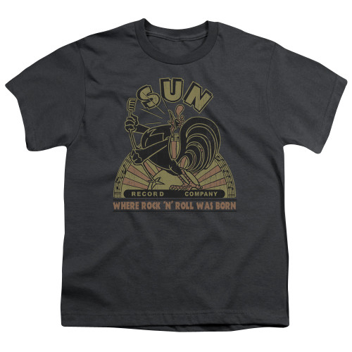 Image for Sun Records Youth T-Shirt - Sun Rooster