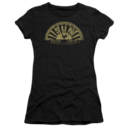 Image for Sun Records Girls T-Shirt - Tattered Logo