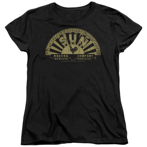 Image for Sun Records Woman's T-Shirt - Tattered Logo