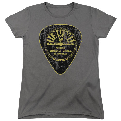 Image for Sun Records Woman's T-Shirt - Guitar Pick