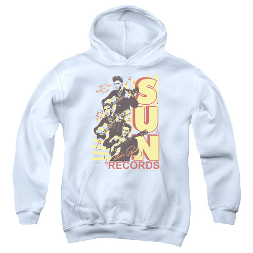 Image for Sun Records Youth Hoodie - Tri Elvis
