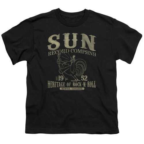 Image for Sun Records Youth T-Shirt - Rockabilly Bird