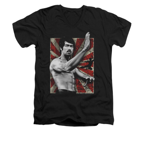 Bruce Lee V-Neck T-Shirt - Concentrate