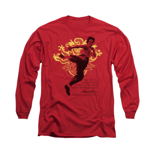 Bruce Lee Long Sleeve T-Shirt - Immortal Dragon