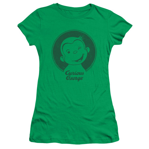 Image for Curious George Girls T-Shirt - Classic Wink
