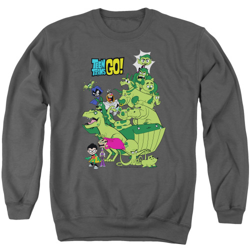 Image for Teen Titans Go! Crewneck - Beast Boy Stack